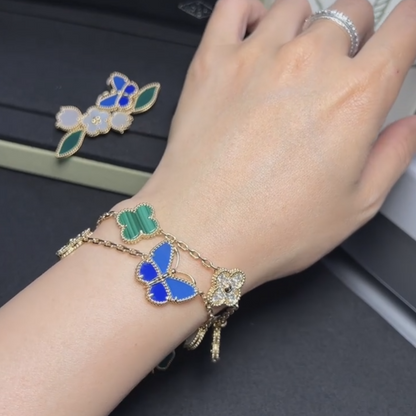 2026 New Arrival LUCKY SPRING CLOVER 5 MOTIF BRACELET