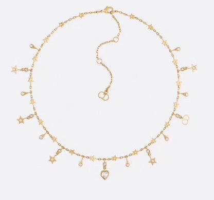 COLLIER CD STAR LOVE AVEC LE MÊME MATÉRIAU