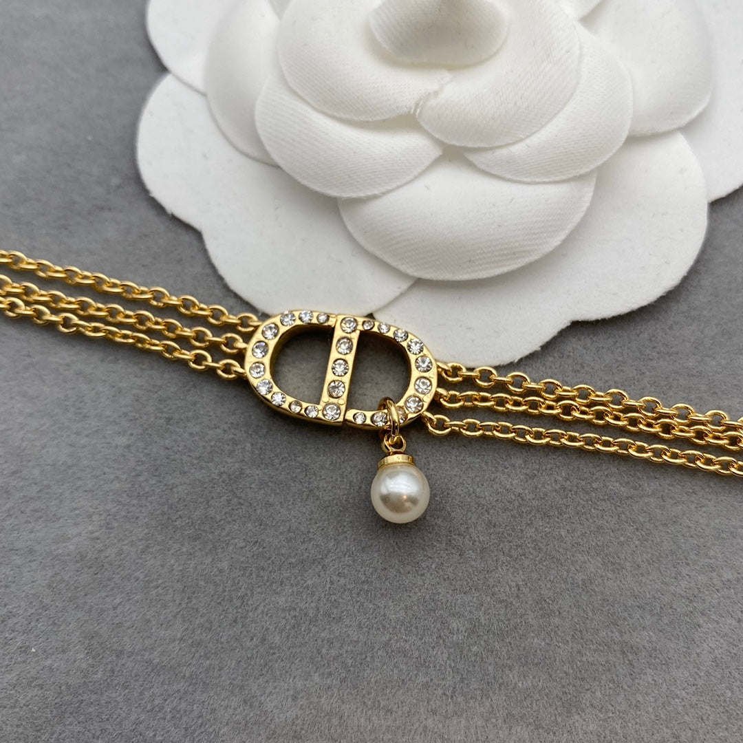 COLLIER FEMME 30 MONTAIGNE MÉTAL FINITION DORÉ