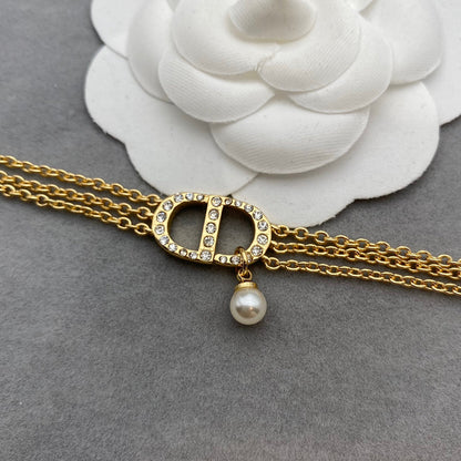 COLLIER FEMME 30 MONTAIGNE MÉTAL FINITION DORÉ