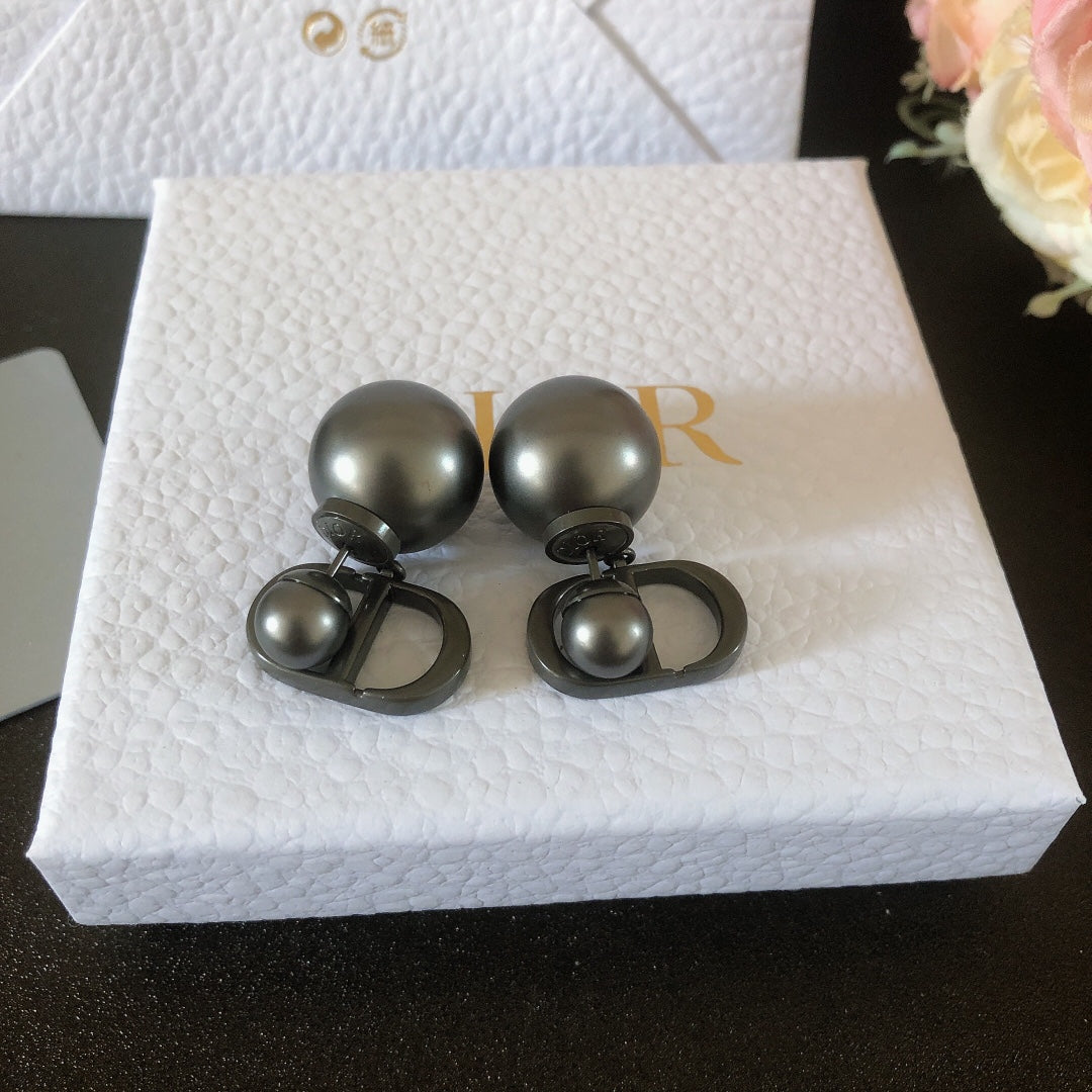 BOUCLES D'OREILLES CD NOIRES POUR FEMMES
