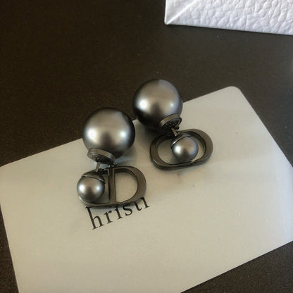 BOUCLES D'OREILLES CD NOIRES POUR FEMMES