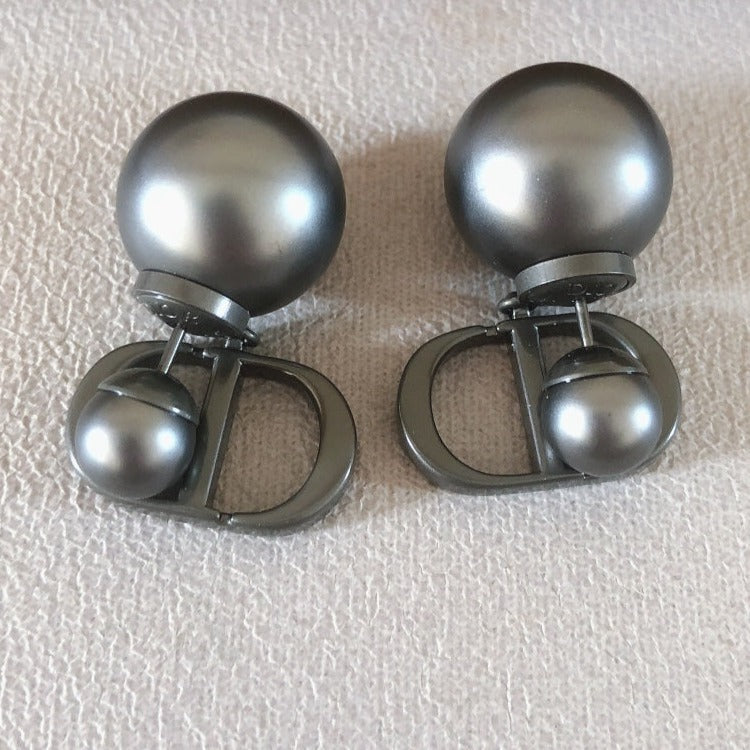 BOUCLES D'OREILLES CD NOIRES POUR FEMMES