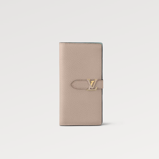 PORTEFEUILLE VERTICAL CAPUCINES GRIS
