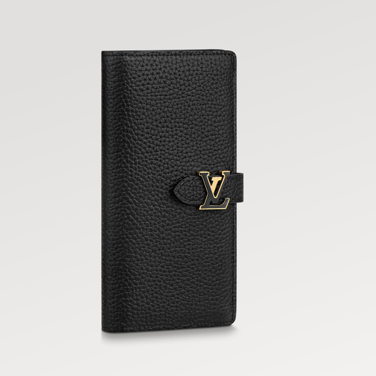 PORTEFEUILLE VERTICAL CAPUCINES NOIR