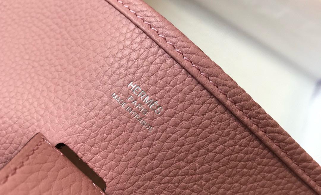 HM エブリン 28 トーゴバッグ ピンク
