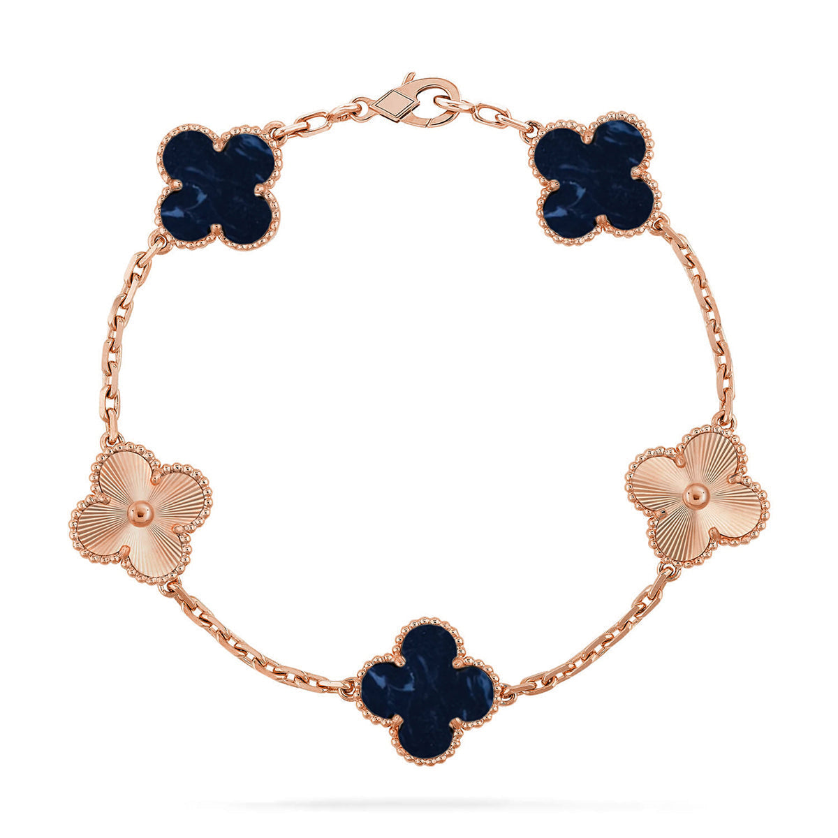CLOVER 5 MOTIF PIETERSITE BRACELET COLLECTION
