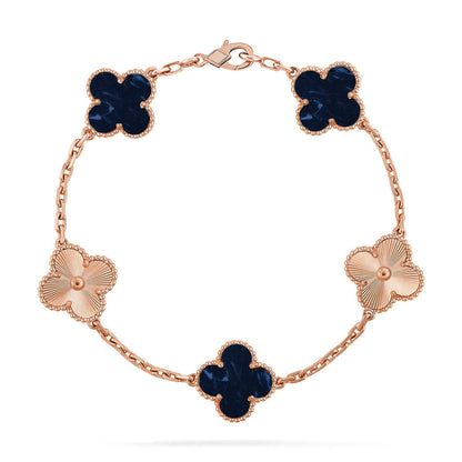 CLOVER 5 MOTIF PIETERSITE BRACELET COLLECTION