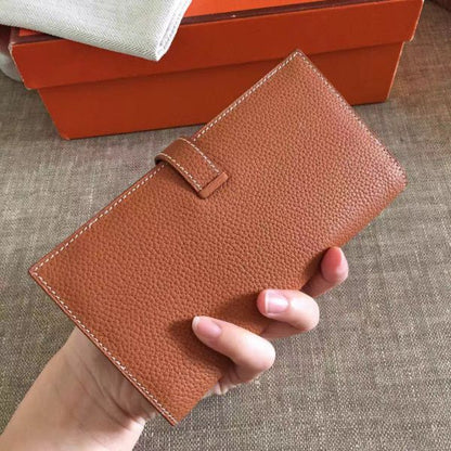 Portefeuille à soufflet HM Brown Clémence Béarn 17,5