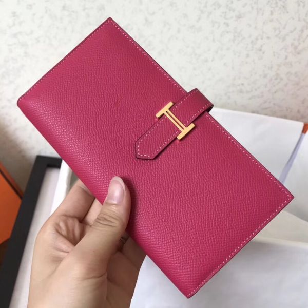 HM ピーチエプソム ベア 17.5 マチ付きウォレット
