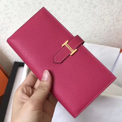HM ピーチエプソム ベア 17.5 マチ付きウォレット