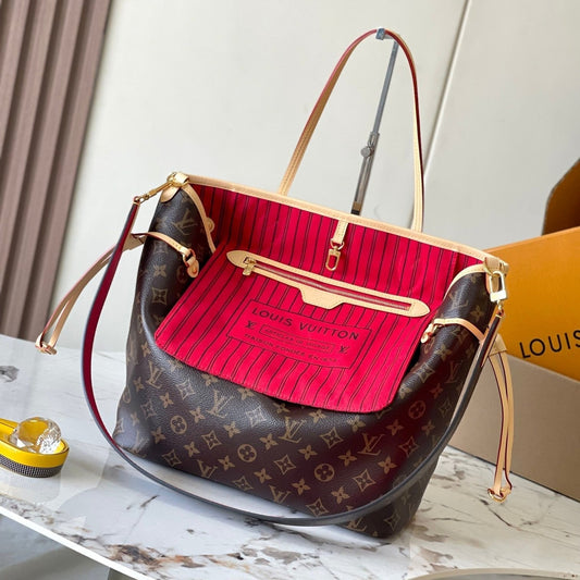 Sac réversible Neverfull MM 31 Inside Out Rouge 