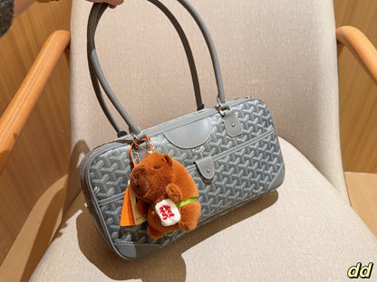 サンマルタン バッグ 35 グレー ゴヤルディン キャンバス＆カーフスキン