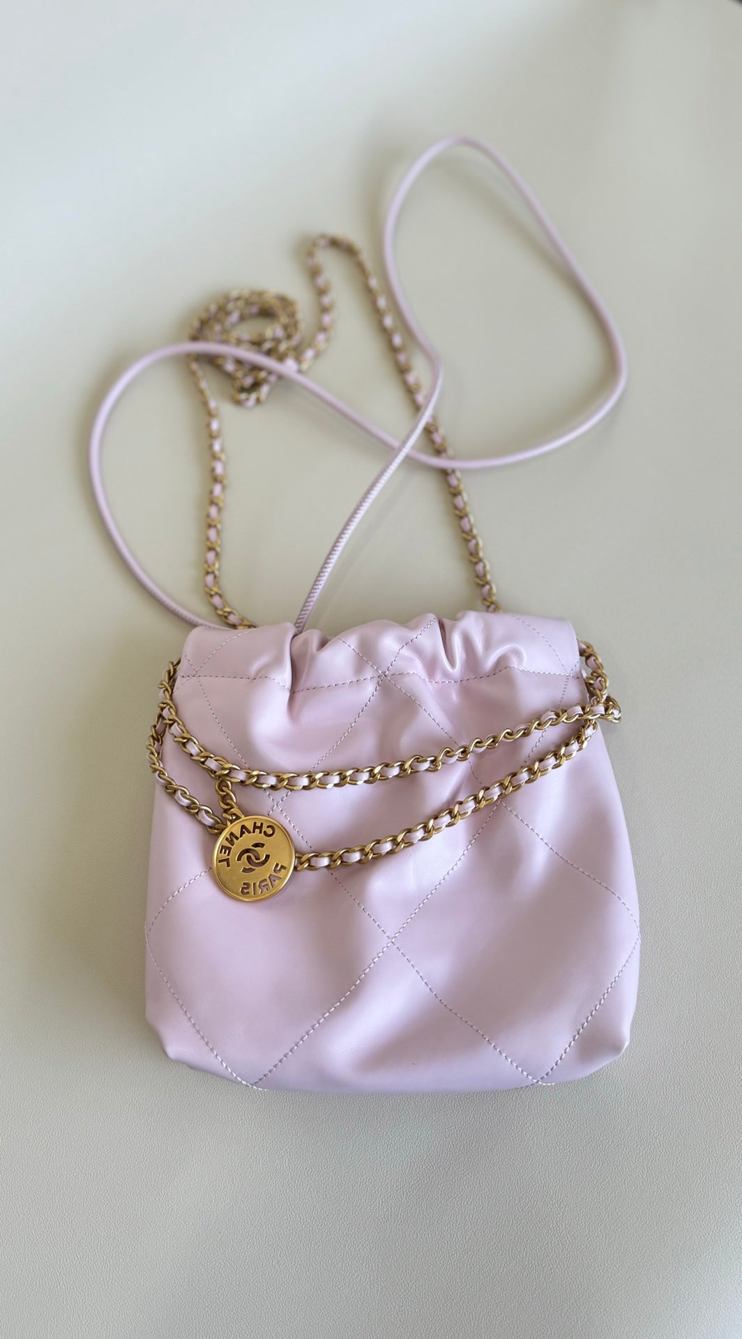 CC HOBO MINI 20CM CANDY PEAU D'AGNEAU