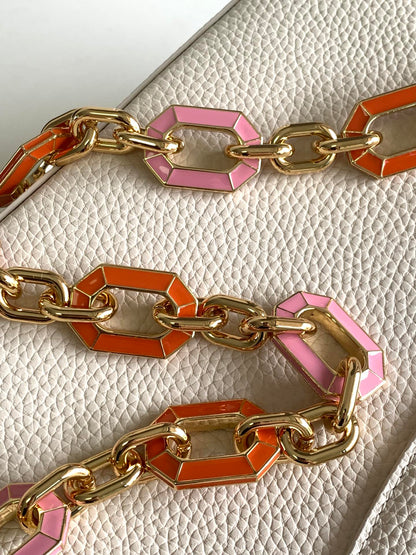 CAPUCINES BB 27 EN TAURILLON BLANC PERLE QUINCAILLERIE OR