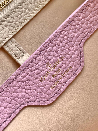 CAPUCINES BB 27 EN TAURILLON BLANC PERLE QUINCAILLERIE OR