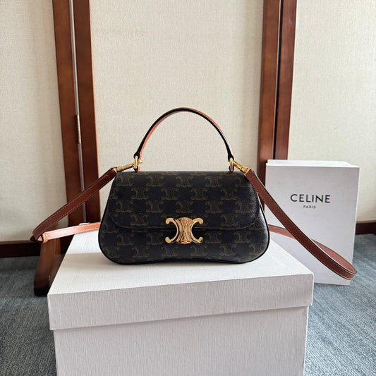 TEEN LOLA 20 EN TOILE TRIOMPHE NOIRE QUINCAILLERIE DOREE