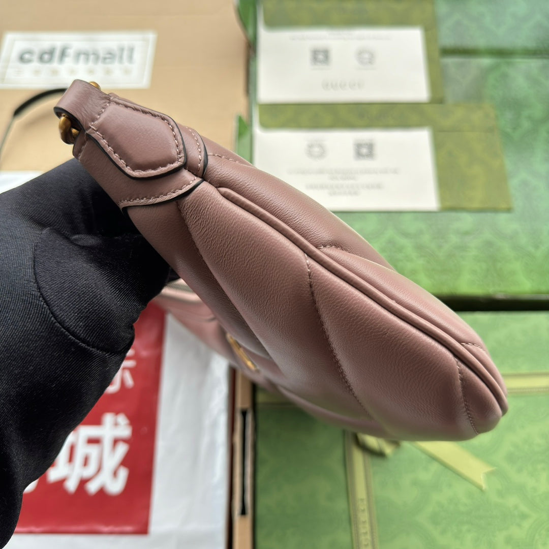 SAC BANDOULIÈRE MARMONT 26 EN CUIR DE VEAU ROSE NUDE