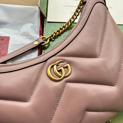 SAC BANDOULIÈRE MARMONT 26 EN CUIR DE VEAU ROSE NUDE