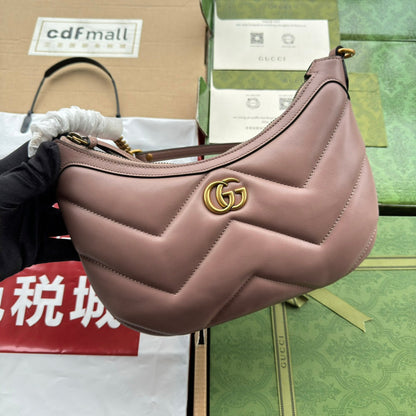 SAC BANDOULIÈRE MARMONT 26 EN CUIR DE VEAU ROSE NUDE