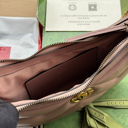 SAC BANDOULIÈRE MARMONT 26 EN CUIR DE VEAU ROSE NUDE