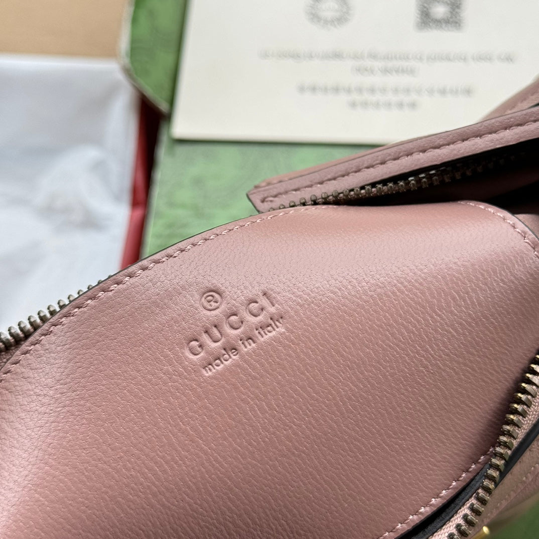 SAC BANDOULIÈRE MARMONT 26 EN CUIR DE VEAU ROSE NUDE
