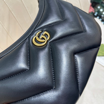 SAC GG SMALL 26 MARMONT EN CUIR DE VEAU NOIR