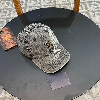 CASQUETTE DE BASEBALL EN DENIM GRIS CLAIR 404846 