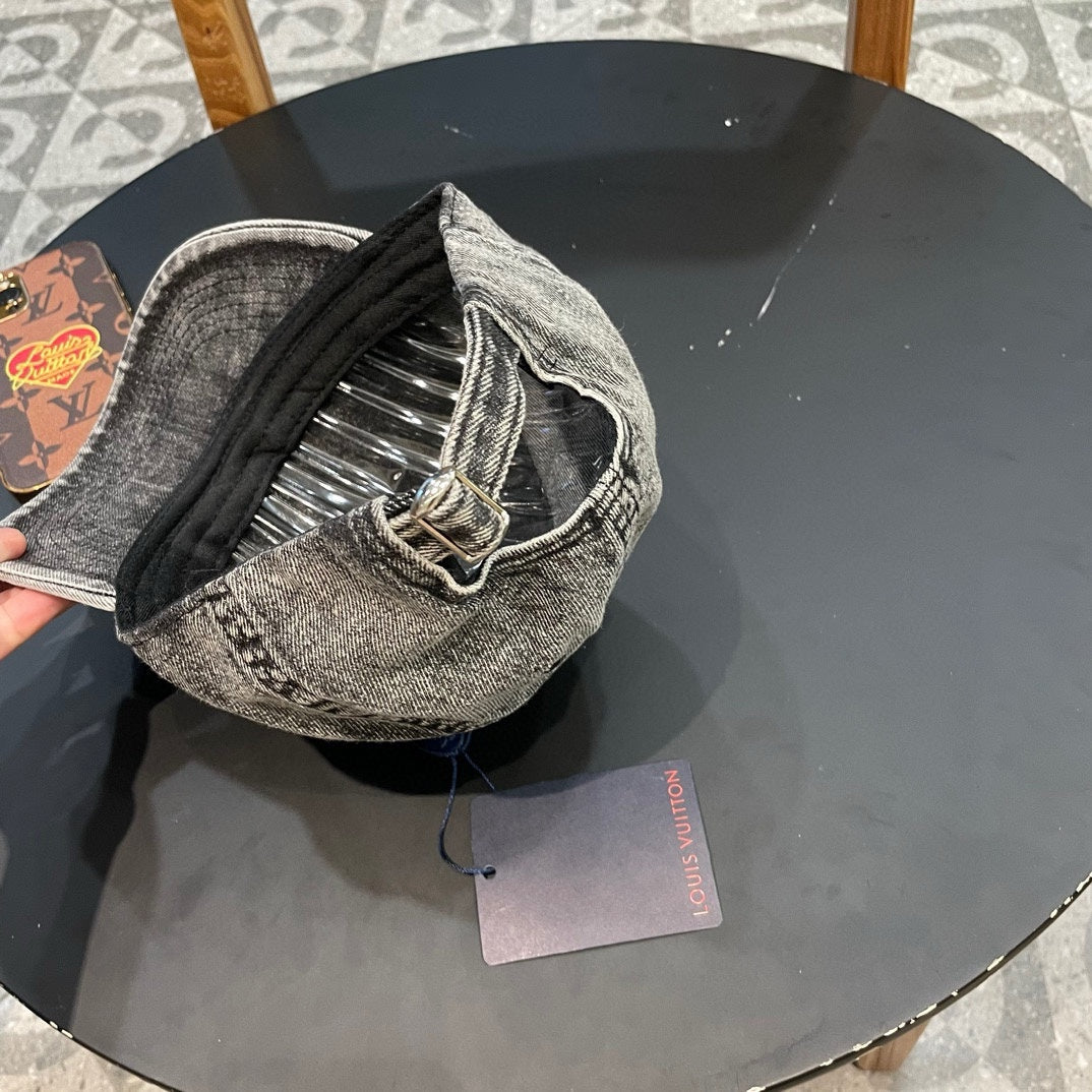 CASQUETTE DE BASEBALL EN DENIM GRIS CLAIR 404846 