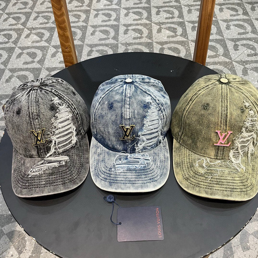 CASQUETTE DE BASEBALL EN DENIM GRIS CLAIR 404846 