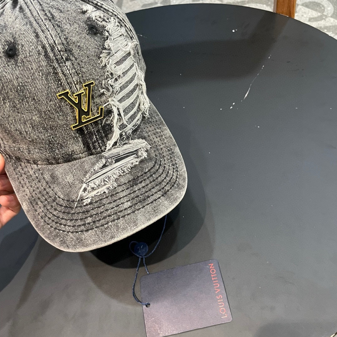 CASQUETTE DE BASEBALL EN DENIM GRIS CLAIR 404846 