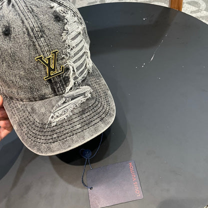 CASQUETTE DE BASEBALL EN DENIM GRIS CLAIR 404846 