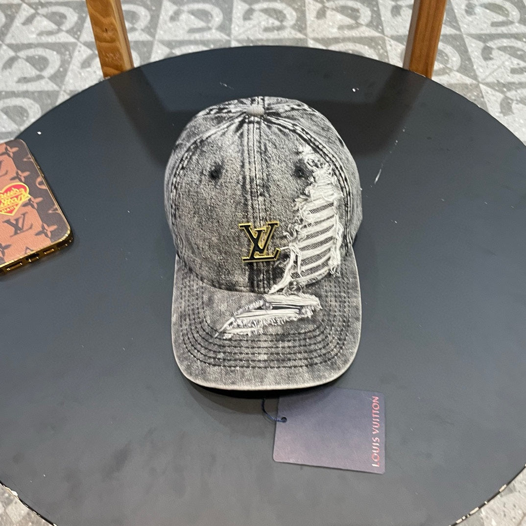 CASQUETTE DE BASEBALL EN DENIM GRIS CLAIR 404846 