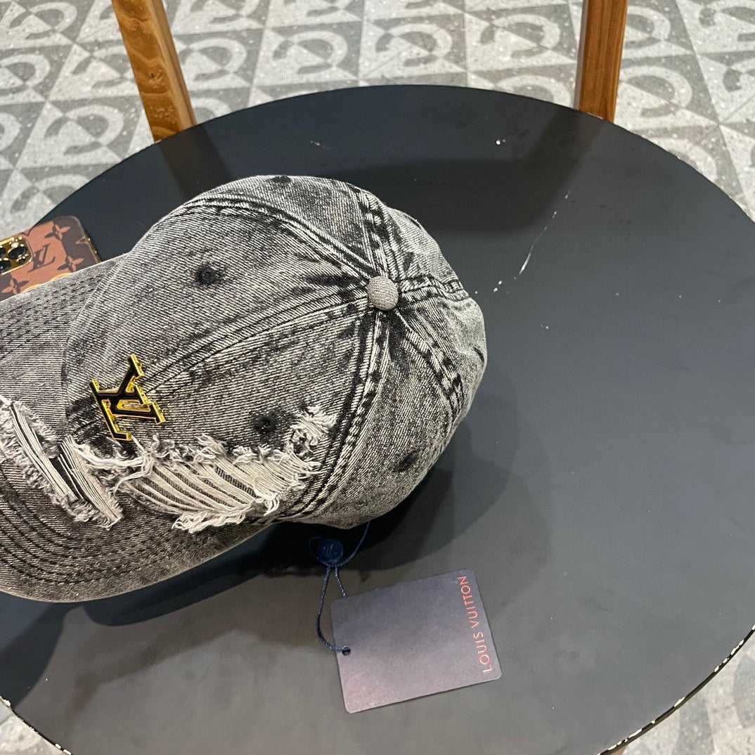 CASQUETTE DE BASEBALL EN DENIM GRIS CLAIR 404846 