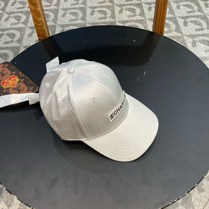 CASQUETTE DE BASEBALL EN SATIN DE SOIE GRIS PÂLE 404863