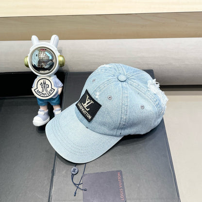 CASQUETTE DE BASEBALL EN DENIM BLEU CLAIR 406959 