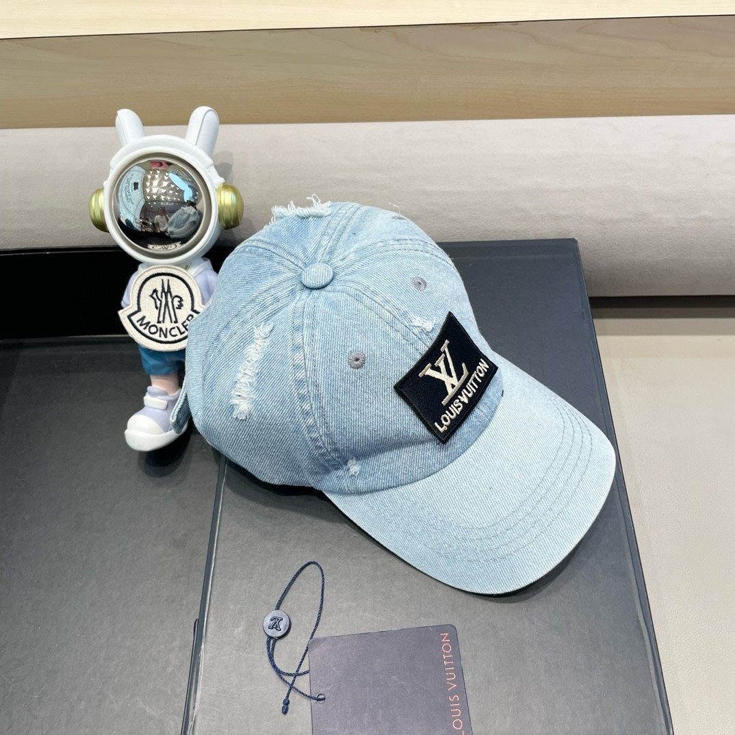 CASQUETTE DE BASEBALL EN DENIM BLEU CLAIR 406959 