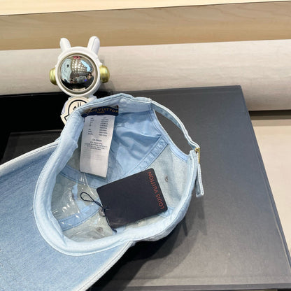 CASQUETTE DE BASEBALL EN DENIM BLEU CLAIR 406959 