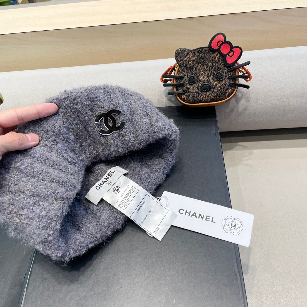 BONNET EN LAINE GRIS FRAÎCHE 413327 