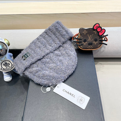 BONNET EN LAINE GRIS FRAÎCHE 413327 