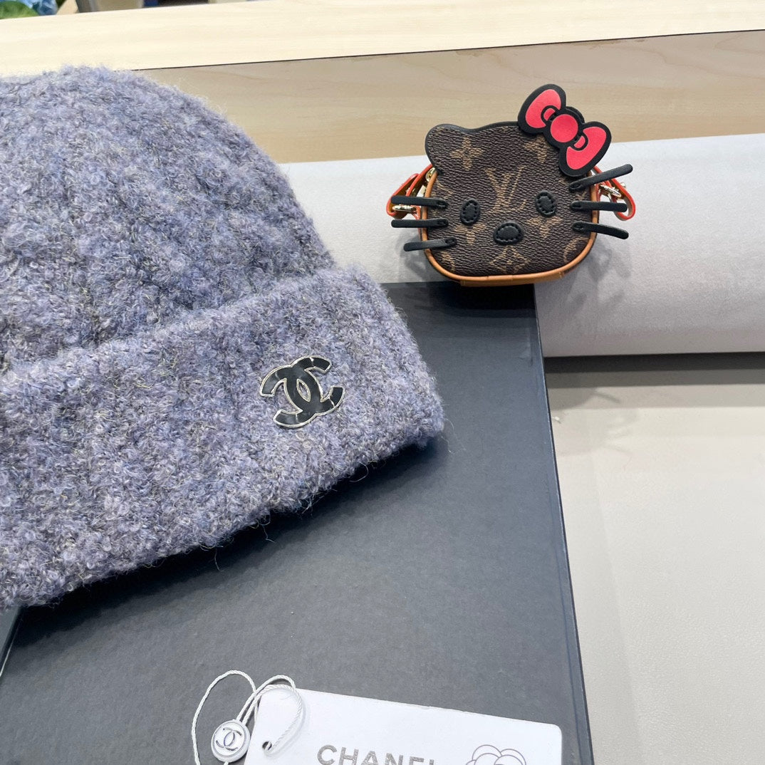 BONNET EN LAINE GRIS FRAÎCHE 413327 