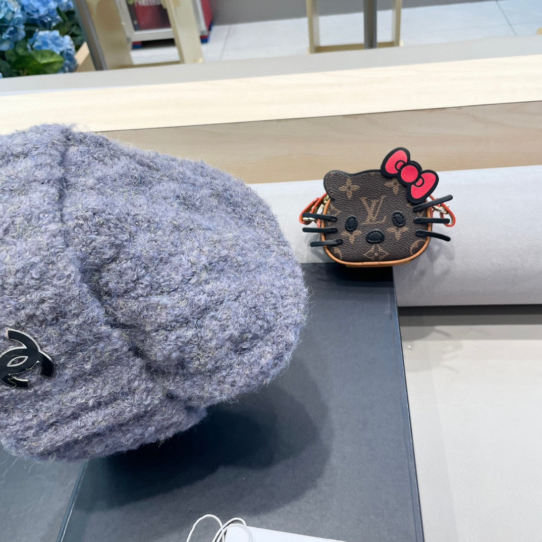 BONNET EN LAINE GRIS FRAÎCHE 413327 