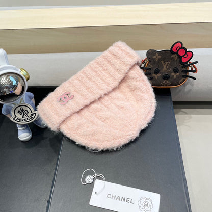 BONNET EN LAINE ROSE CLAIR 413329 
