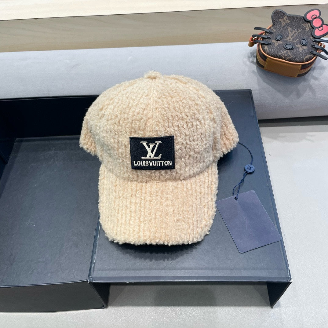 CASQUETTE DE BASEBALL EN LAINE BEIGE 421244 