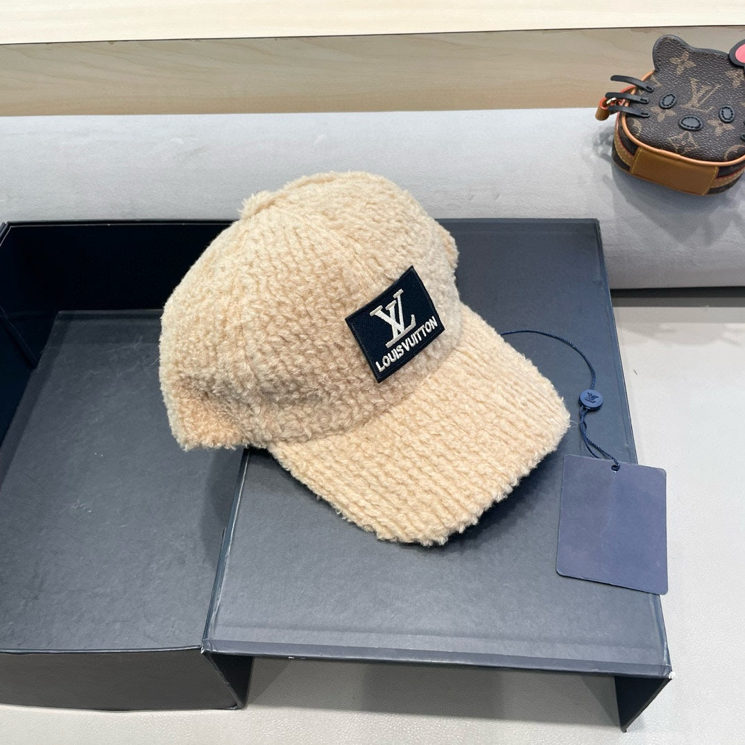 CASQUETTE DE BASEBALL EN LAINE BEIGE 421244 
