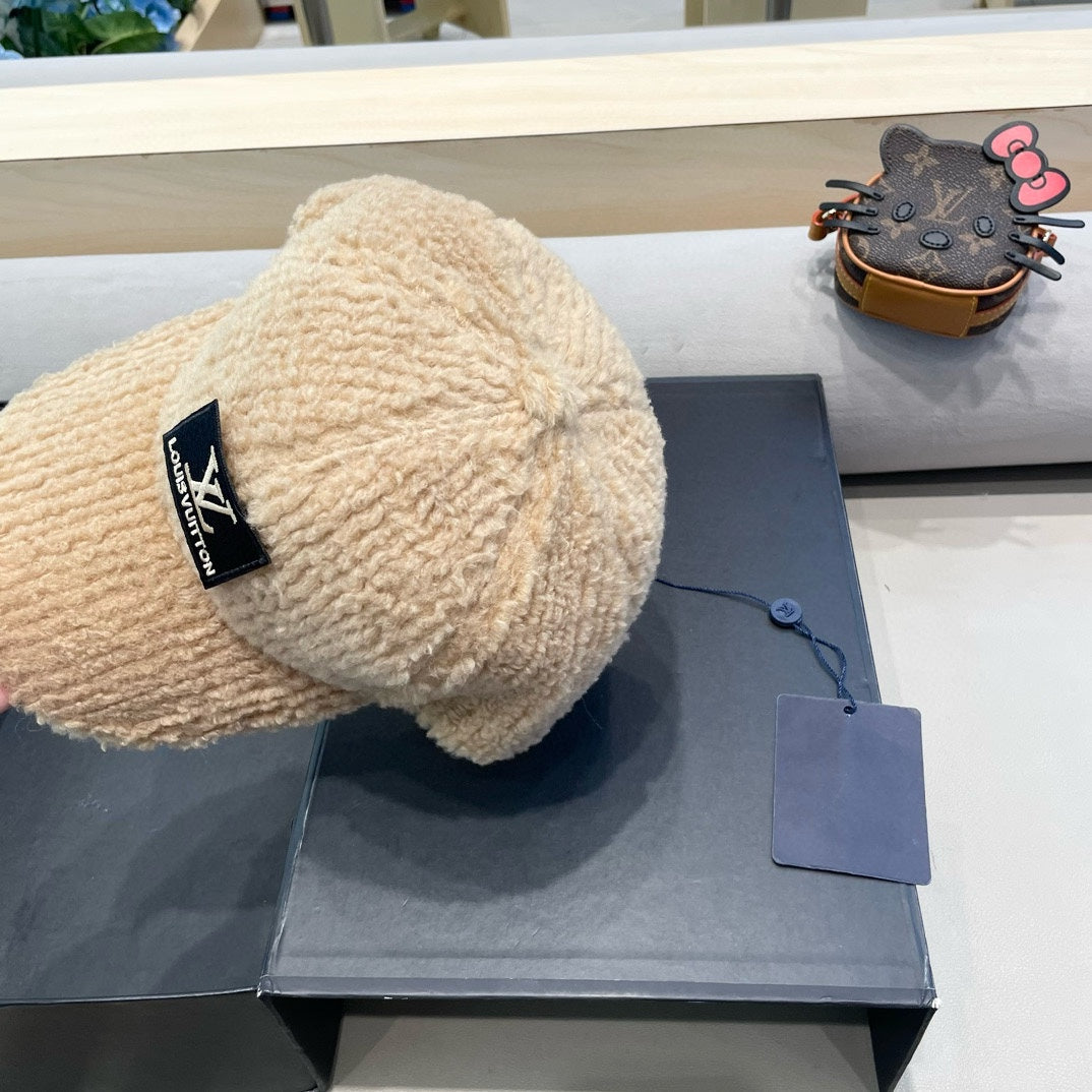 CASQUETTE DE BASEBALL EN LAINE BEIGE 421244 