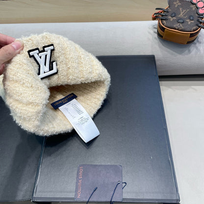 BONNET EN LAINE BEIGE CLAIR 421267 