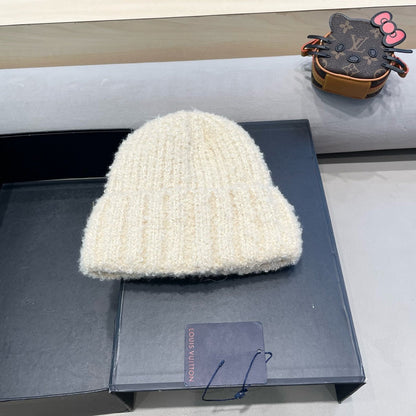 BONNET EN LAINE BEIGE CLAIR 421267 