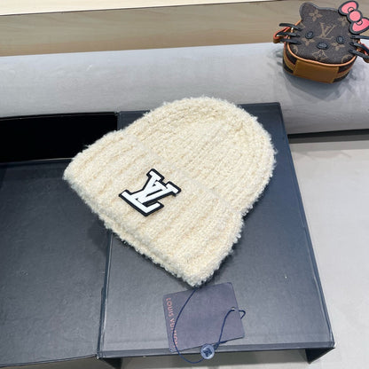 BONNET EN LAINE BEIGE CLAIR 421267 