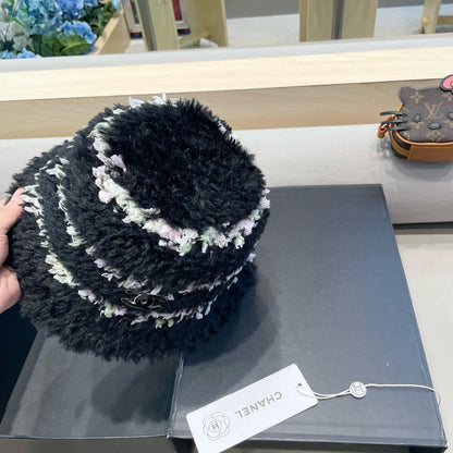CHAPEAU BUCKET EN POLAIRE NOIR 421273 